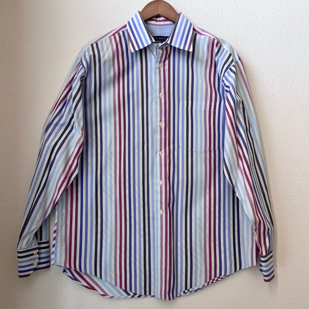 🆕 Ted Baker Striped Dress Shirt